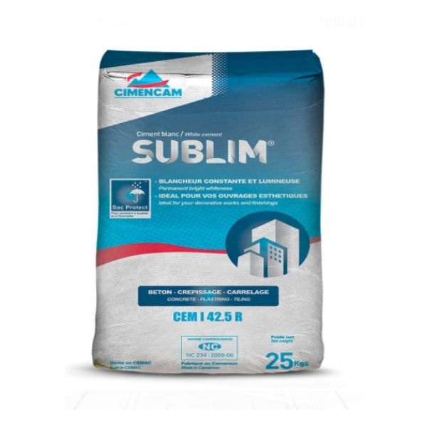 CIMENT BLANC SUBLIM 25KG