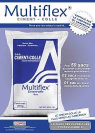 CIMENT COLLE MULTIFLEX GRIS 20KG